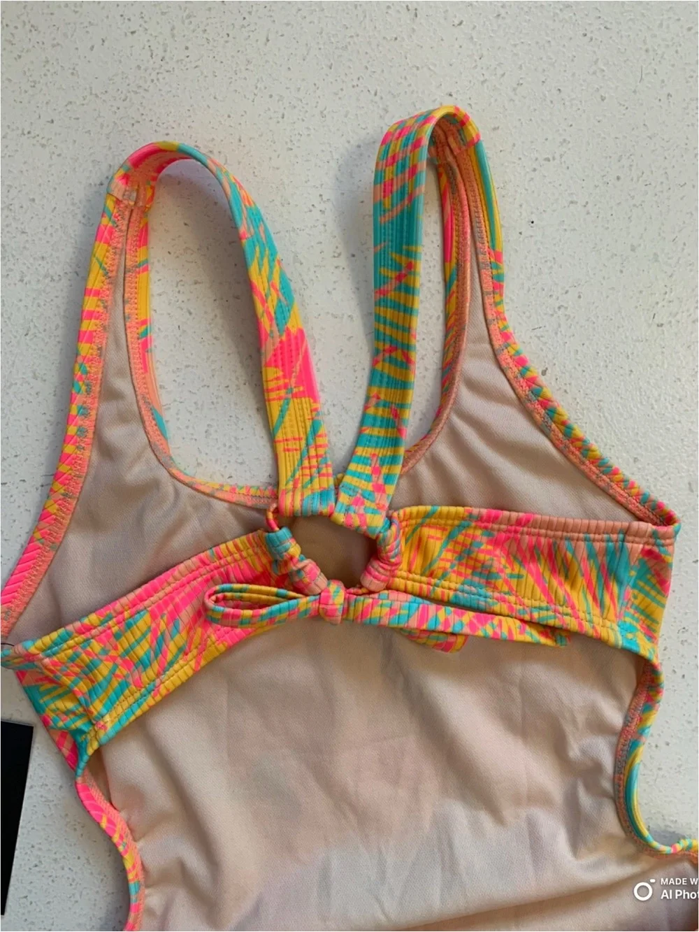 Art Class Girls Bright Tropical One Piece Swimsuit Size Small NWT Beach Swim